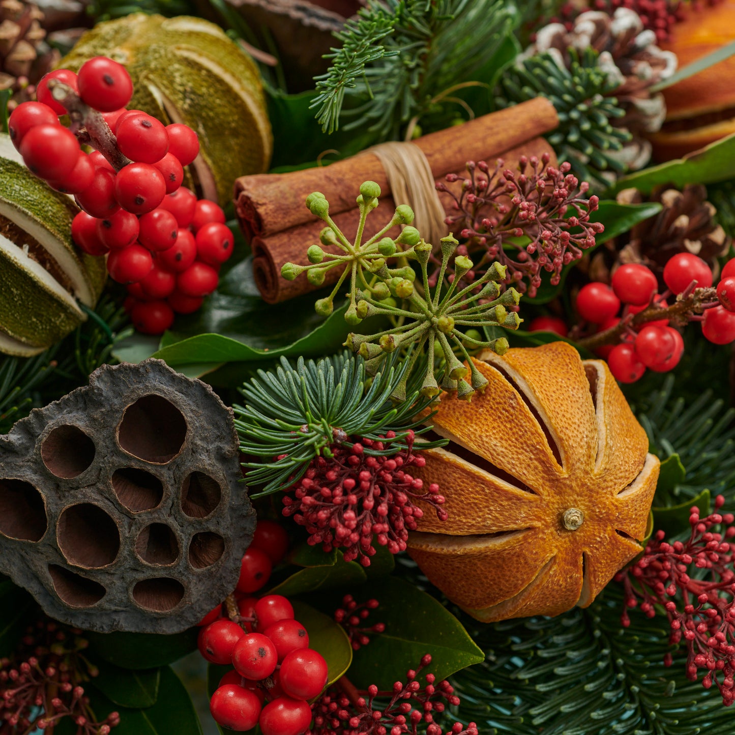Vintage Christmas Table Centrepiece