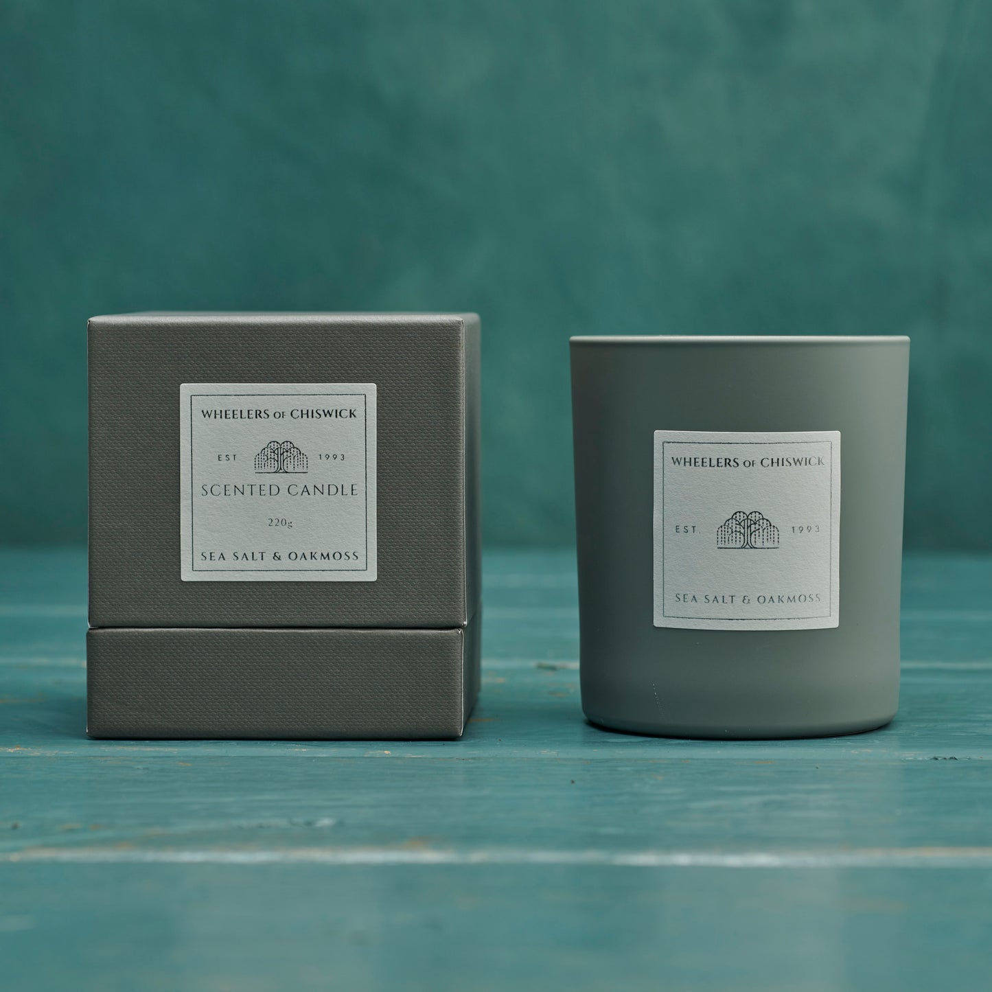 Sea Salt & Oak Moss Scented Candle